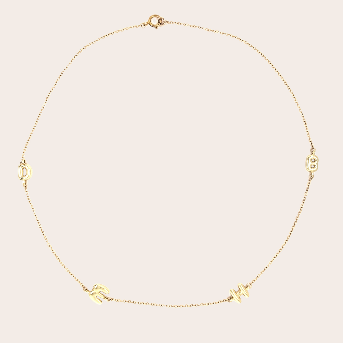 Necklace MORE LOVE LETTERS - Friday Atelier